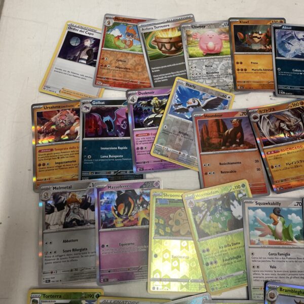 Lotto Carte Pokemon mix 500 ITA ENG JAP Rare e Brillanti Recenti Pikachu E - immagine 3