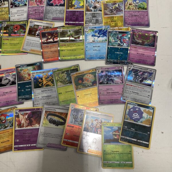 Lotto Carte Pokemon mix 500 ITA ENG JAP Rare e Brillanti Recenti Pikachu E - immagine 10