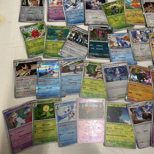 Lotto Carte Pokemon mix 500 ITA ENG JAP Rare e Brillanti Recenti Pikachu J - immagine 10