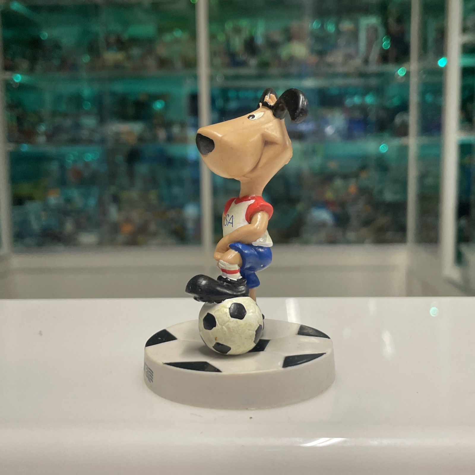 Mascotte Figura USA 94 World Cup Dakin Bully Pejo Rubber Figure Stricker 7 cm - immagine 3