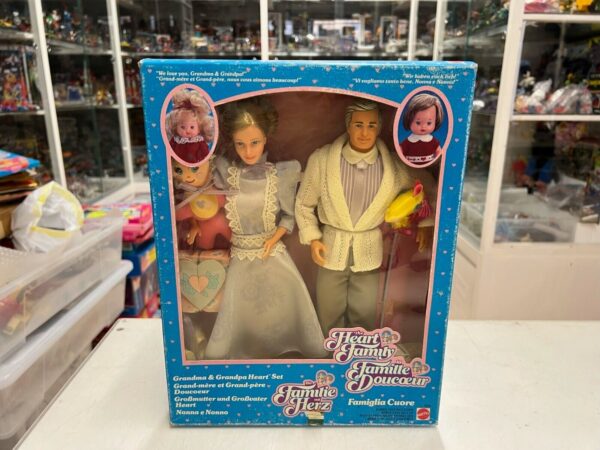 Mattel Heart Family Famiglia del Cuore Nonno e Nonna Set #3132 1986 NRFB - immagine 3