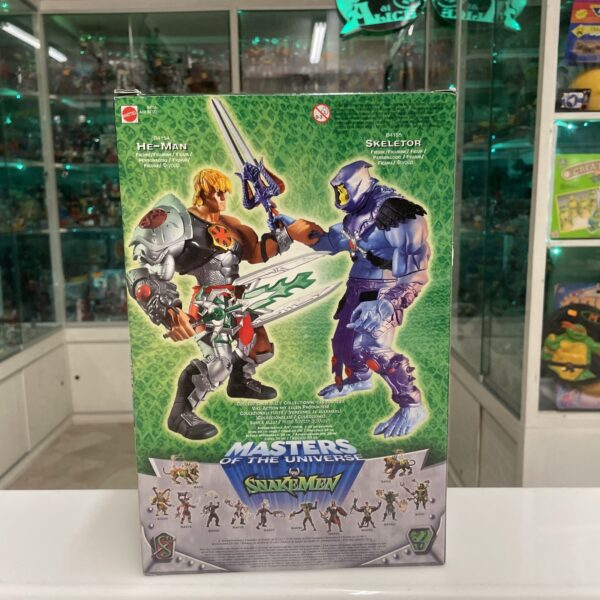 Mattel Masters of the Universe 200x Giant  Vs Snakeman Skeletor JUMBO 30Cm - immagine 3