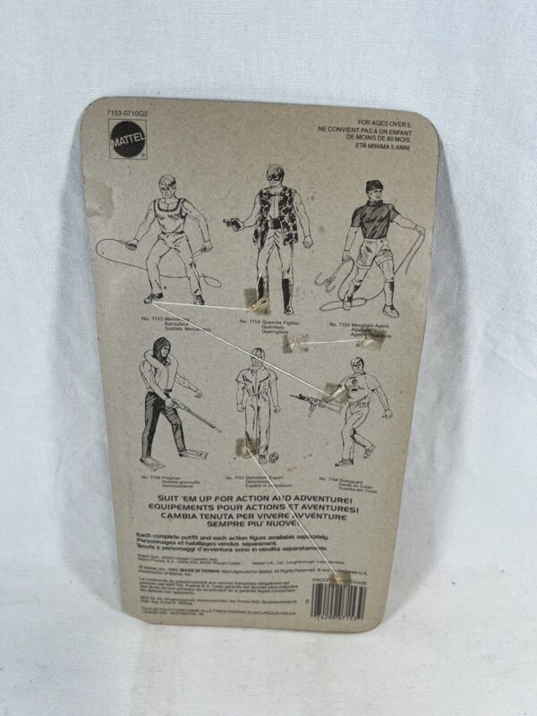 Mattel Serie Big Jim - oufit - Mercenary soldato mercenario n.7153 sealed mib - immagine 4
