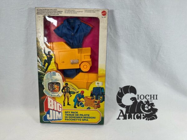 Mattel Serie Big Jim - oufit - Spy pack pacchetto spia n.4075 new sealed mib