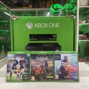 Microsoft - X-box One -  Console Usata + Giochi - Halo Wars Fifa 16 Battlefield