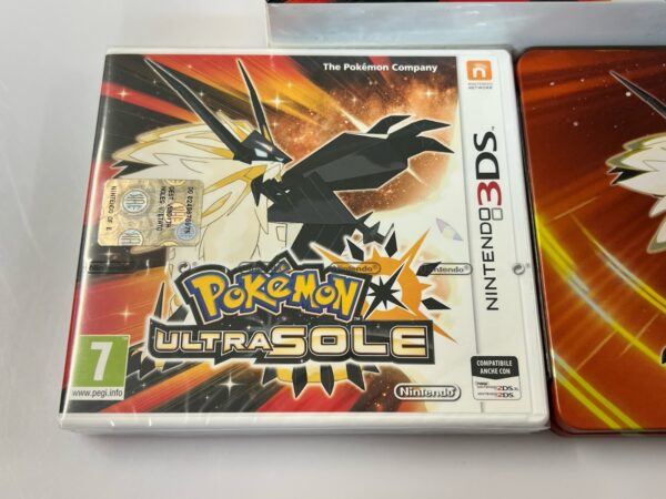 Nintendo 3DS 2DS videogioco - PoKemon Ultrasole Limited edition con steel book - immagine 8