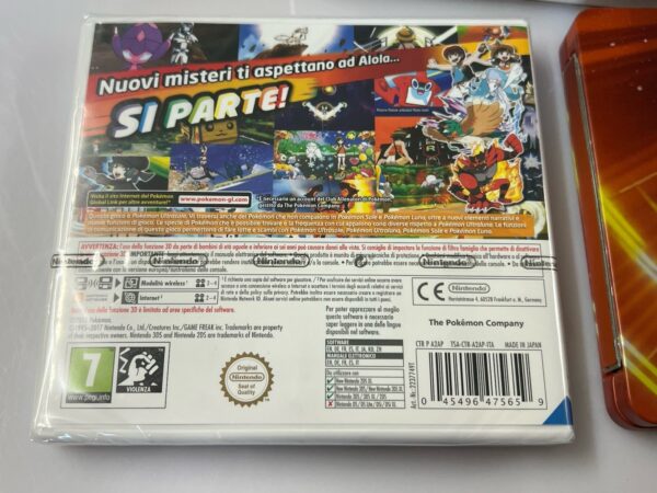 Nintendo 3DS 2DS videogioco - PoKemon Ultrasole Limited edition con steel book - immagine 9