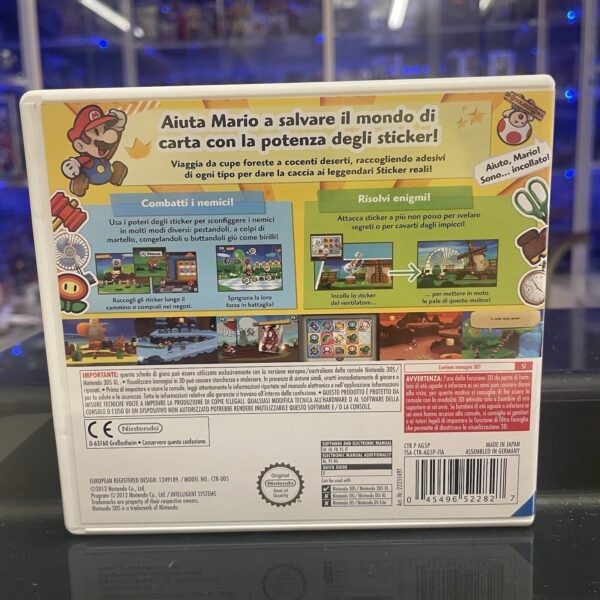 Nintendo 3DS PAPER MARIO Sticker Star  Pal ita - immagine 3