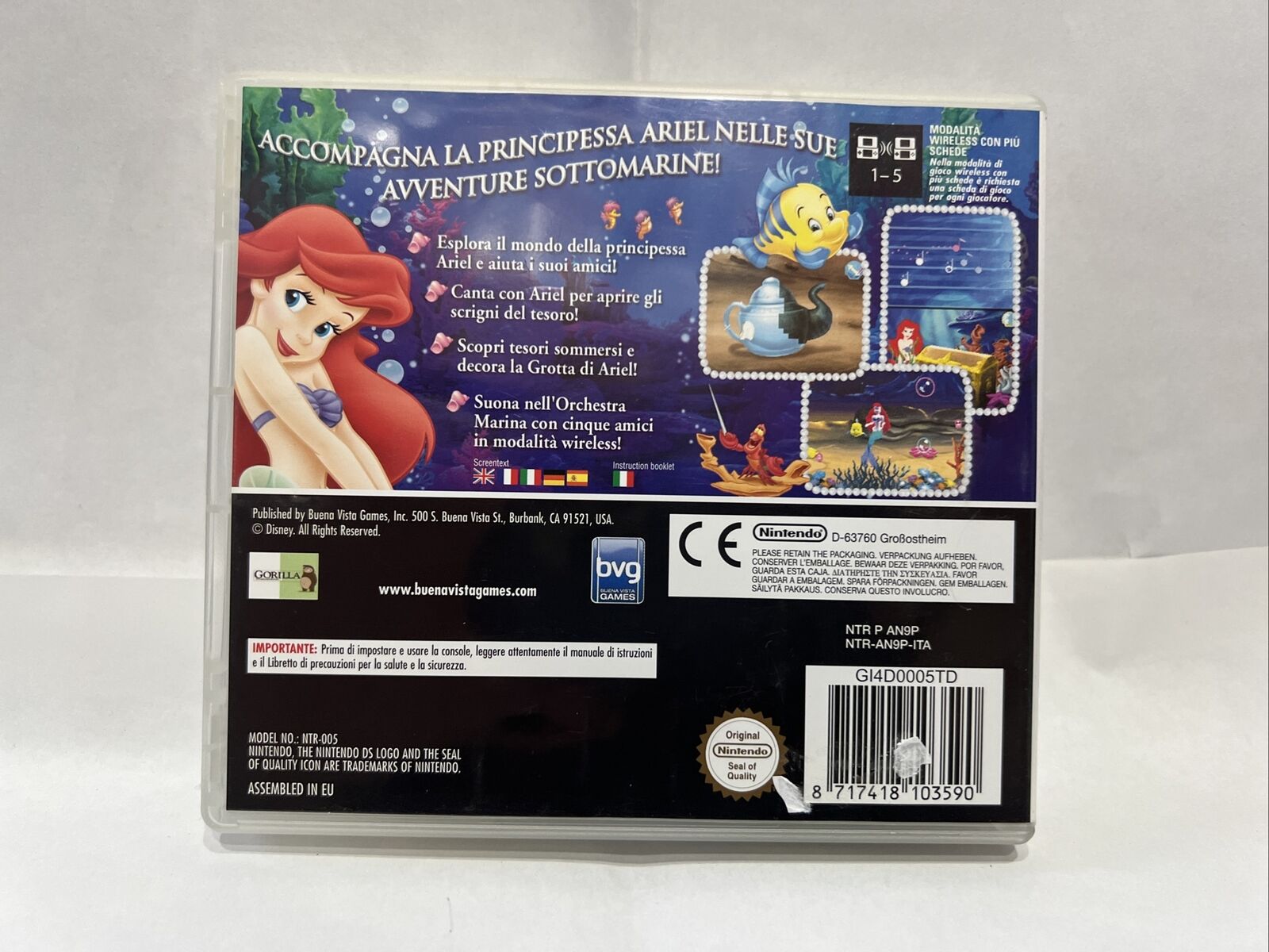 Nintendo-DS-videogame-Disney-La-Sirenetta-133961173592-3