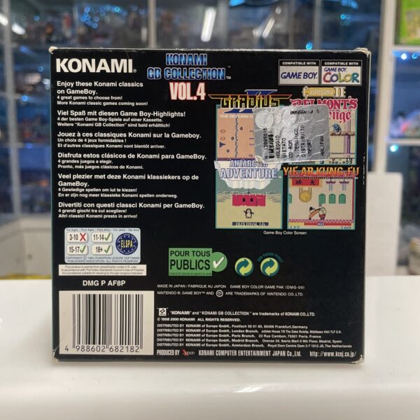 Nintendo KONAMI GB COLLECTION VOL.4 Game Boy Color DMG - AF8P - EUR - immagine 3