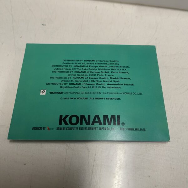 Nintendo KONAMI GB COLLECTION VOL.4 Game Boy Color DMG - AF8P - EUR - immagine 7