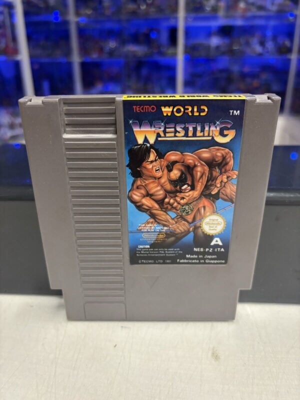 Nintendo TECMO World Wrestling NES Pal A only CART