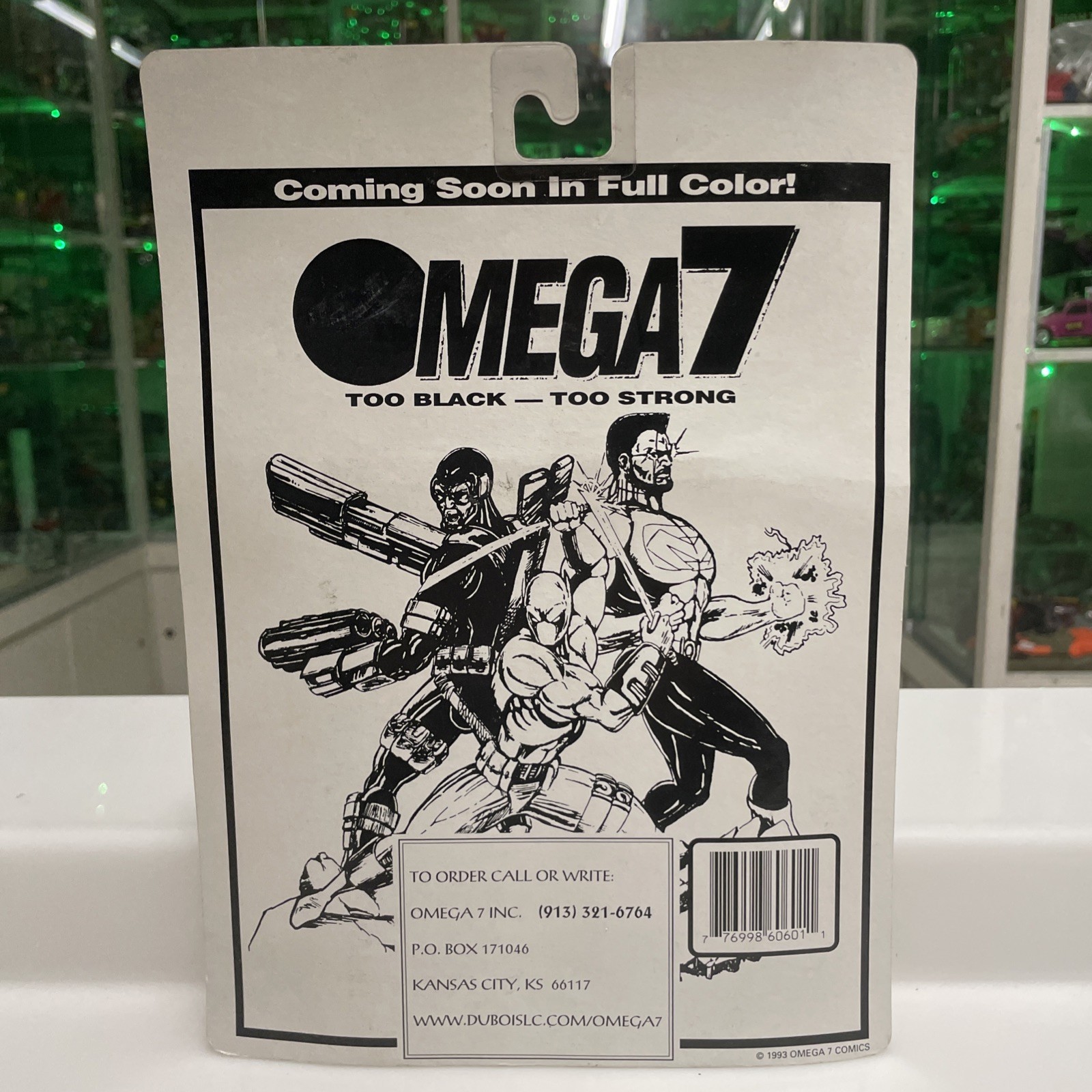 Omega 7 Toys E Comics - Omega Man Action Figure - Nuovo Sigillato - immagine 4
