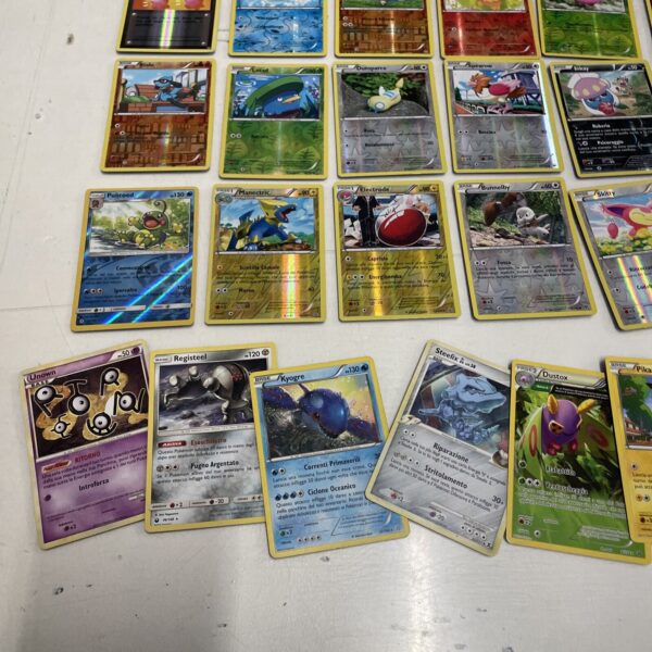 POKEMON Nintendo LOT 400 carte vintage + foil brillanti Pikachu Charizard Mew C - immagine 11