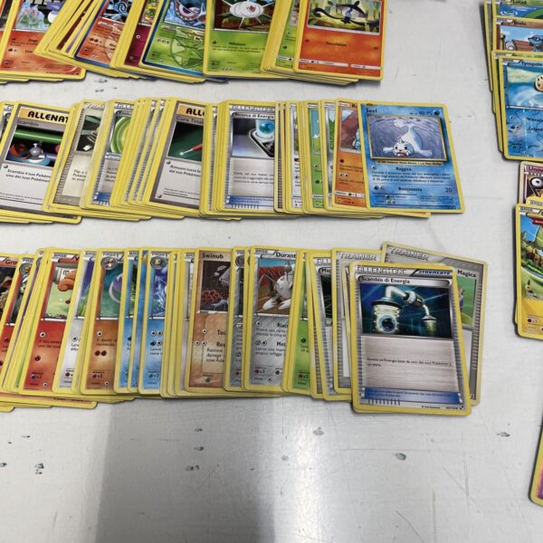 POKEMON Nintendo LOT 400 carte vintage + foil brillanti Pikachu Charizard Mew C - immagine 5