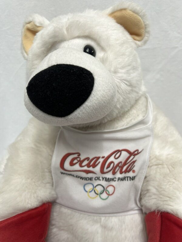 Peluche Orso Polare Coca Cola Worlwide Olympic Partner - immagine 6