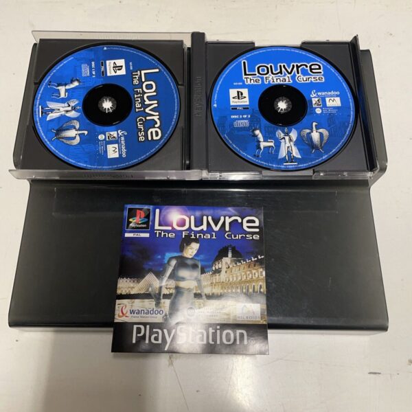 SONY Ps1 - Louvre the Final Curse - Microids Sony Playstation Pal - immagine 6