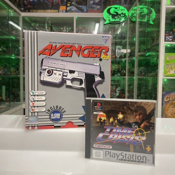 Sony PS1 Playstation - Time Crisis  - Avenger Pro -  PAL ita NUOVO !!