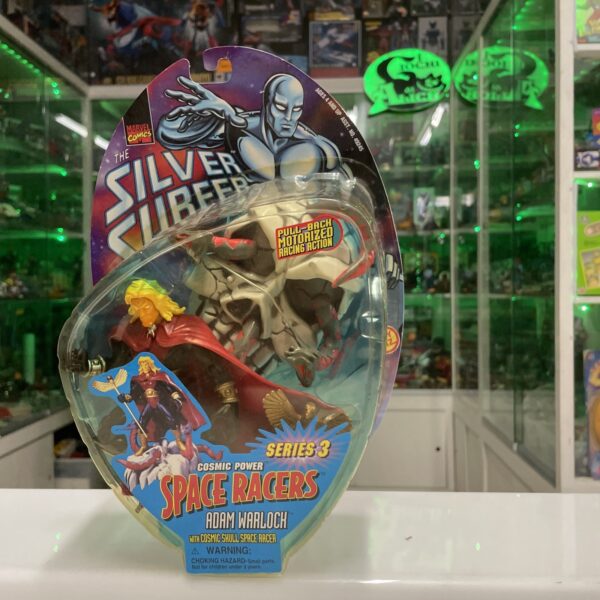 TOY BIZ Marvel Silver Surfer - ADAM WARLOCK- Space Racers NUOVO