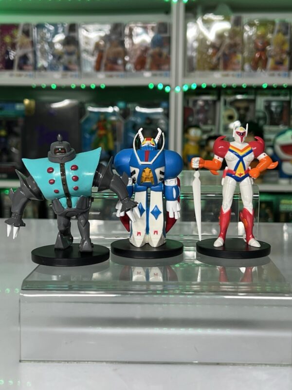 Tatsunoko  Figure Collection gashapon - set Tekkaman 3 personaggi - immagine 3