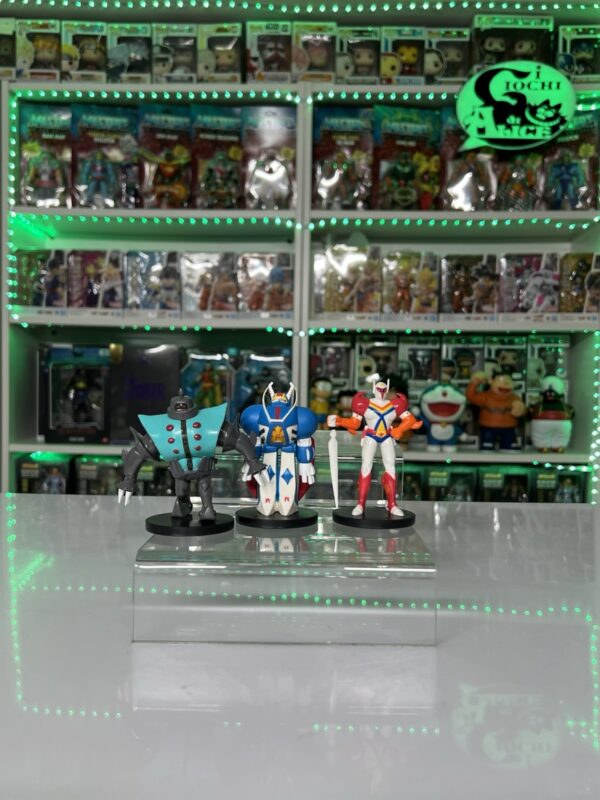 Tatsunoko  Figure Collection gashapon - set Tekkaman 3 personaggi