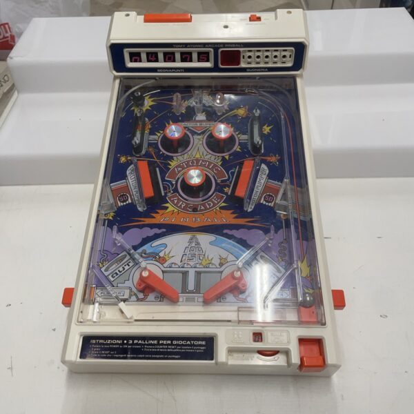 Tomy - ATOMIC PINBALL -  Flipper D'Azione FUNZIONANTE - immagine 6