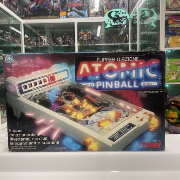 Tomy - ATOMIC PINBALL -  Flipper D'Azione FUNZIONANTE