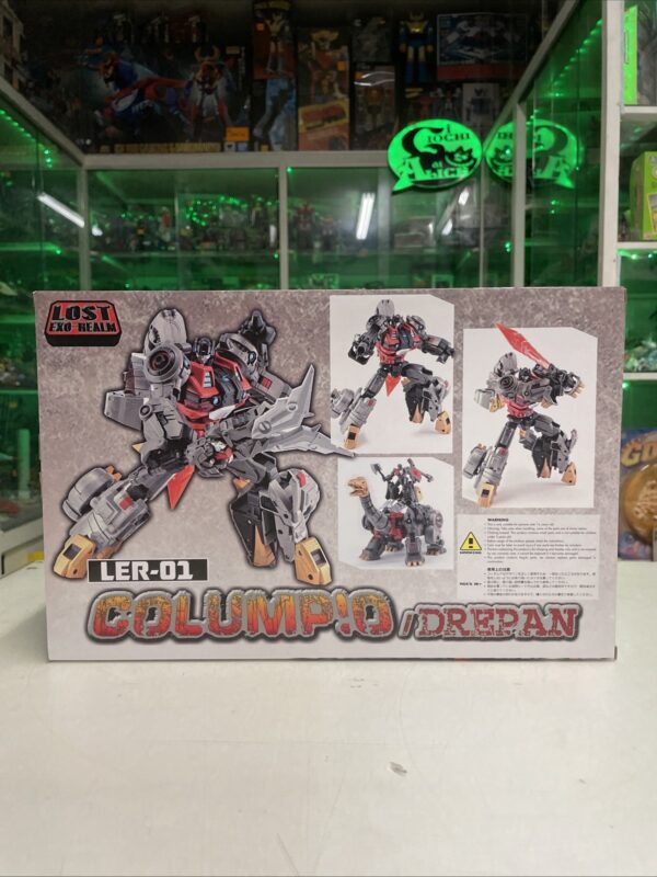 Transformers 3rd party - LOST EXO-REALM 01 : COLUMPIO / DREPAN - dinobot - immagine 3