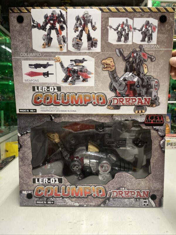 Transformers 3rd party - LOST EXO-REALM 01 : COLUMPIO / DREPAN - dinobot - immagine 6