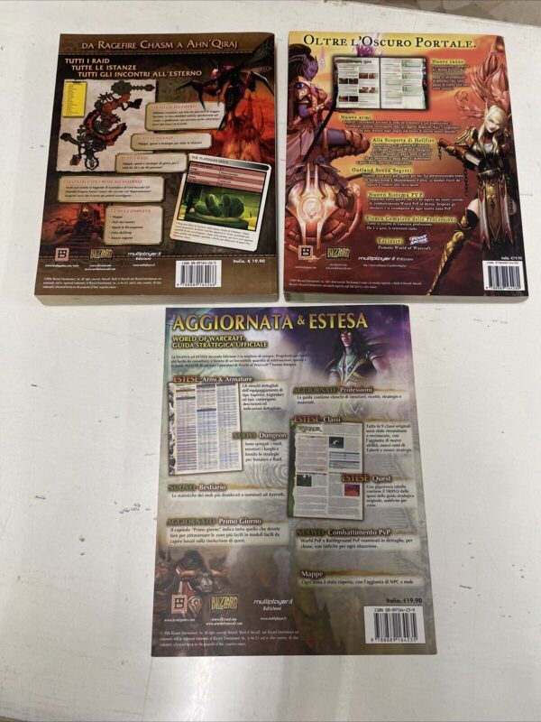 WORLD OF WARCRAFT MASTER GUIDE  set di 3 lotto - ITALIANO - immagine 4