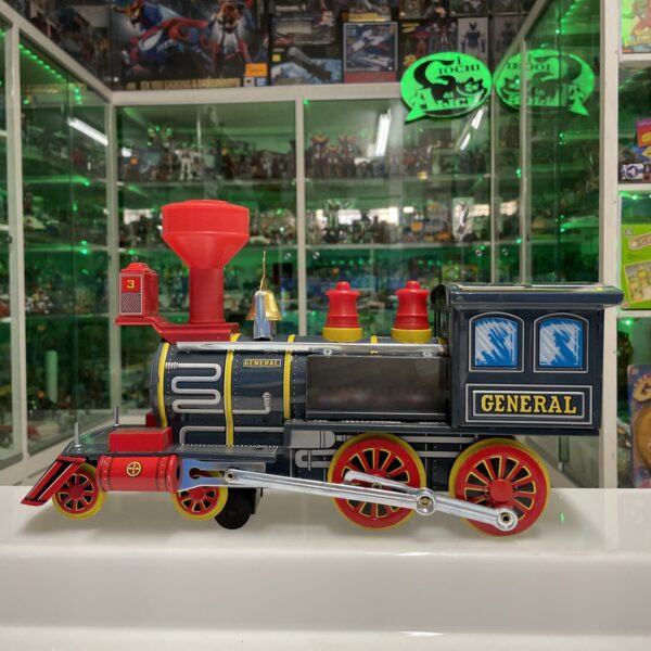 Yonezawa  Tin Toy 1960's -Japan Ding Dong Choo Choo Musical Locomotive - immagine 8