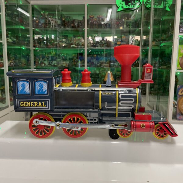 Yonezawa  Tin Toy 1960's -Japan Ding Dong Choo Choo Musical Locomotive - immagine 10