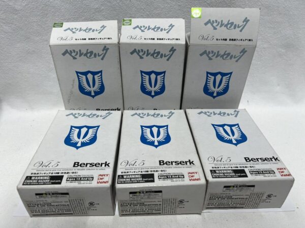 Art Of War - Serie Berserk - set vol.5 completo tutte e 6 Figure 10cm - immagine 3