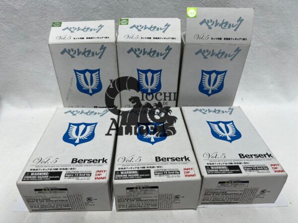 Art Of War - Serie Berserk - set vol.5 completo tutte e 6 Figure 10cm