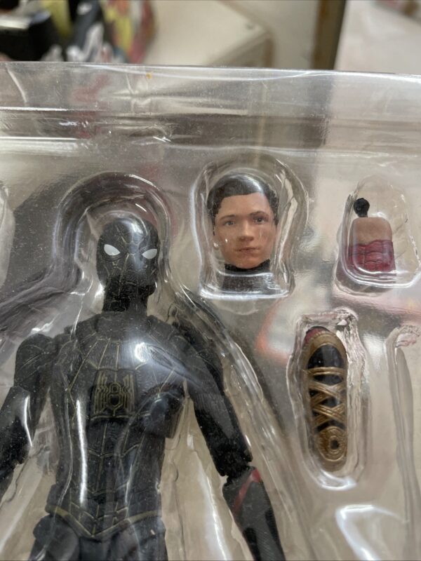 Bandai S.H.Figuarts No Way Home - Spider-Man Black -  16 cm SHFiguarts ORIGINALE - immagine 9