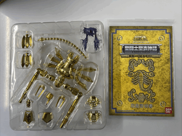 Bandai  Saint Seiya Myth Cloth Serie Gold Milo Scorpio Scorpione - immagine 13