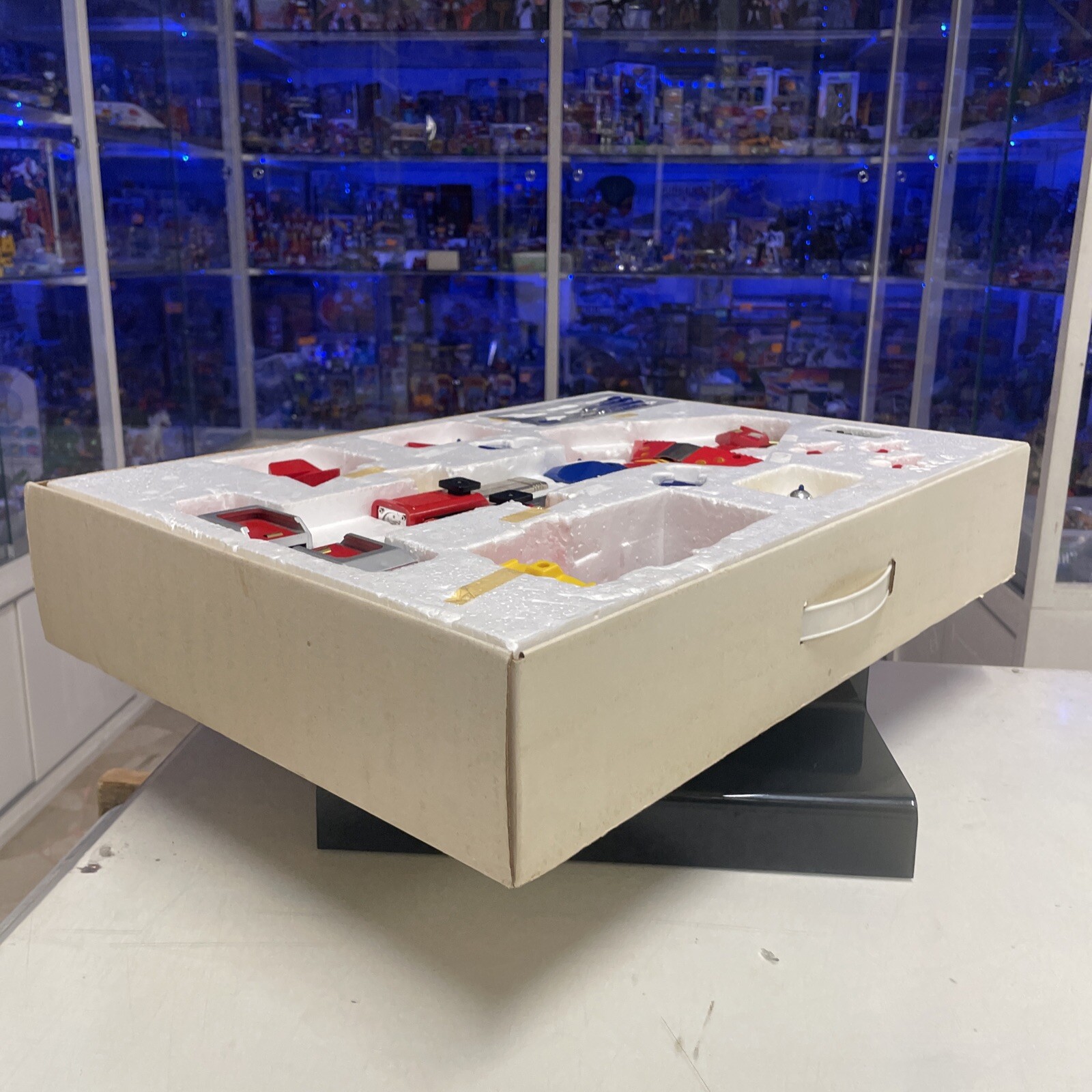 Bullmark Daibaron Set Dx Gasshin Chogokin Tokusatsu Vintage con Box 1980s Jap - immagine 11