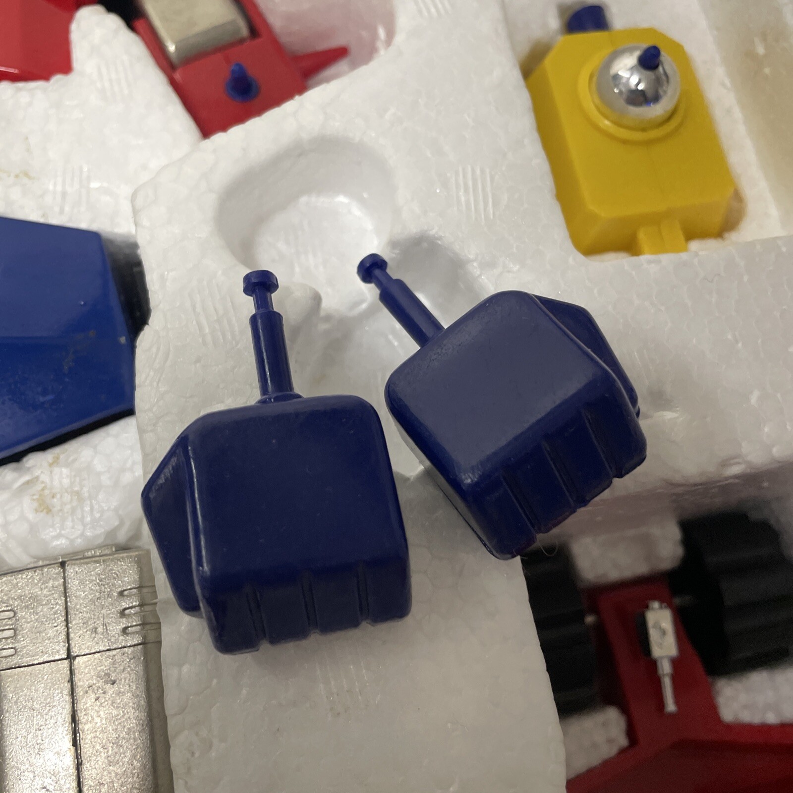 Bullmark Daibaron Set Dx Gasshin Chogokin Tokusatsu Vintage con Box 1980s Jap - immagine 14