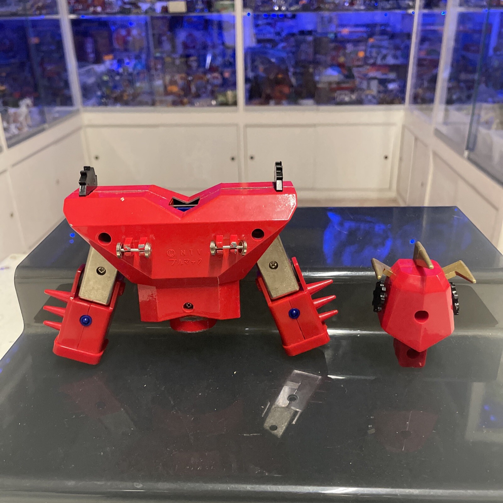 Bullmark Daibaron Set Dx Gasshin Chogokin Tokusatsu Vintage con Box 1980s Jap - immagine 22