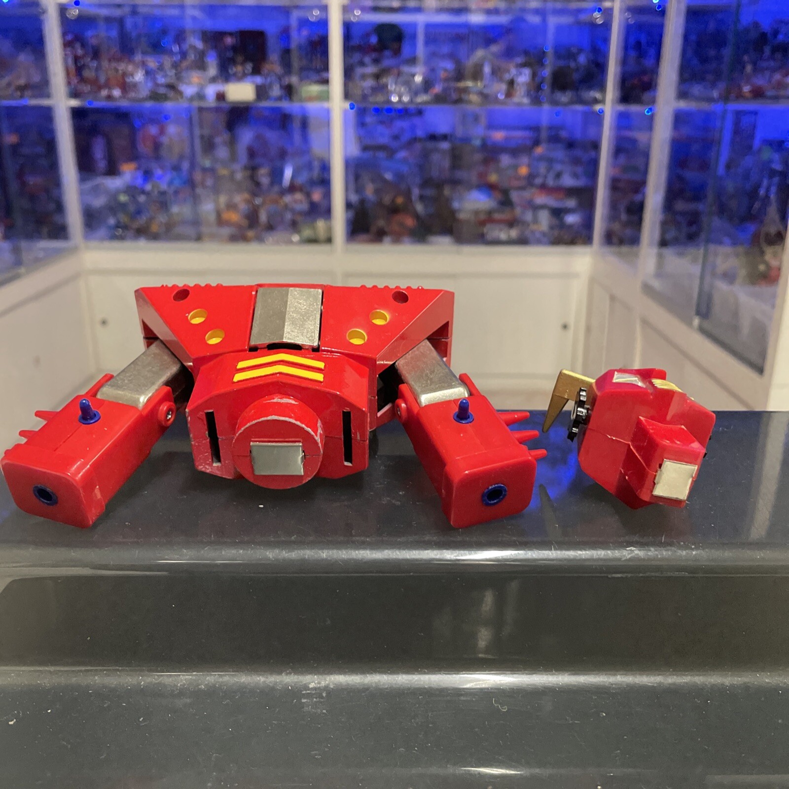 Bullmark Daibaron Set Dx Gasshin Chogokin Tokusatsu Vintage con Box 1980s Jap - immagine 25