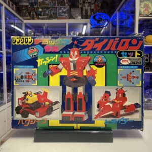 Bullmark  Daibaron Set Dx Gasshin Chogokin Tokusatsu Vintage con Box 1980s Jap