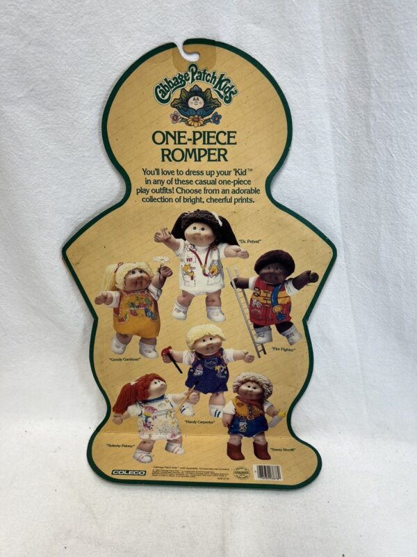 Coleco Outfit Romper Cabbage Patch Kids - Handy Carpenter New Moc Mint - immagine 4