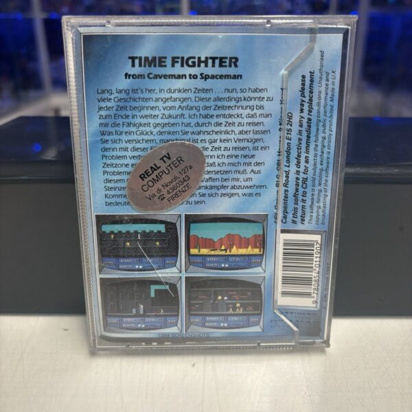 Commodore C64 TIME FIGHTER Commodore Cassette - POSTER rare - immagine 3