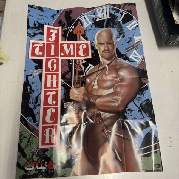 Commodore C64 TIME FIGHTER Commodore Cassette - POSTER rare - immagine 8
