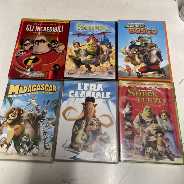 DVD Pixar Lotto 10 dvd Cartoni Animati/Pixar/Dreamworks - immagine 3