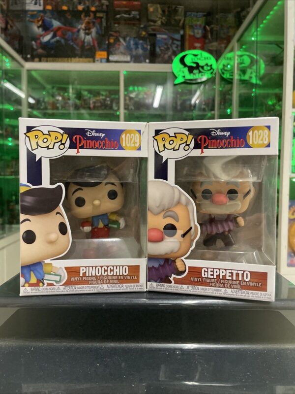 FUNKO POP - Disney - Pinocchio # 1029 Geppetto # 1028 Lotto