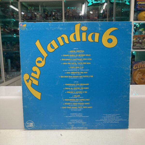 Five RECORD - CRISTINA D'AVENA Fivelandia 6 - vinile 33 giri - immagine 3