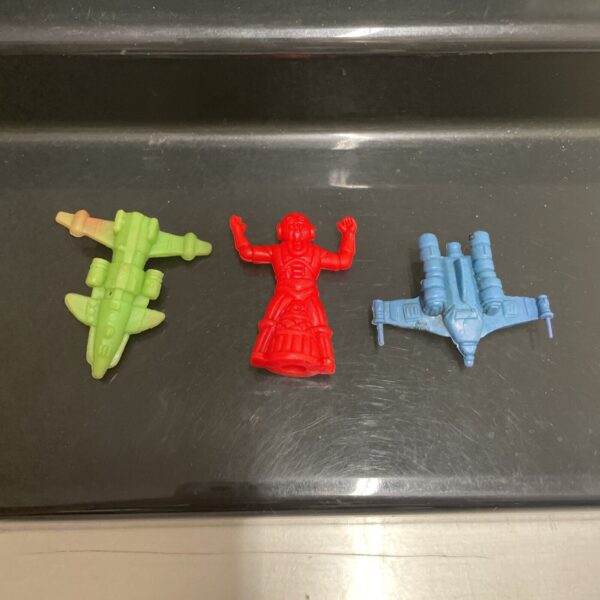 GOMMINE Gomme Vintage Space Robot Rubber Pencil Top Erasers By Imperial 1979 - immagine 3