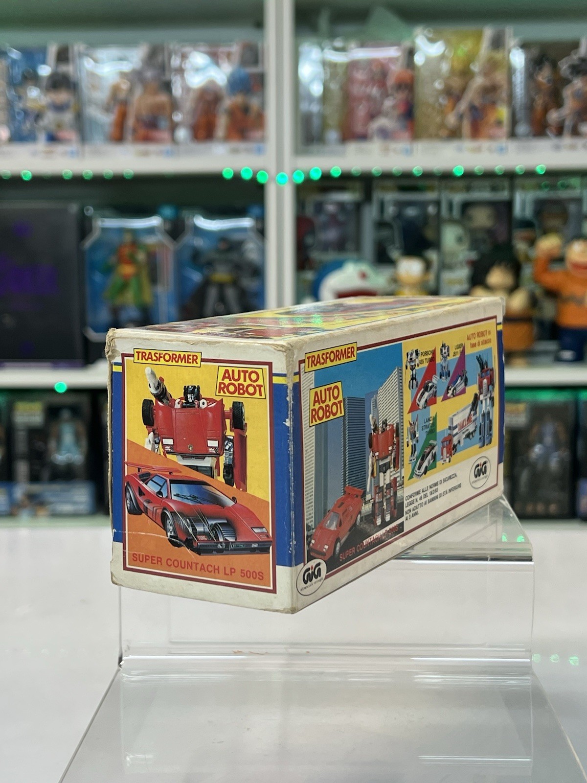 Gig Takara Diaclone Trasformer Auto Robot Lamborghini Super Countach LP 500s - immagine 4