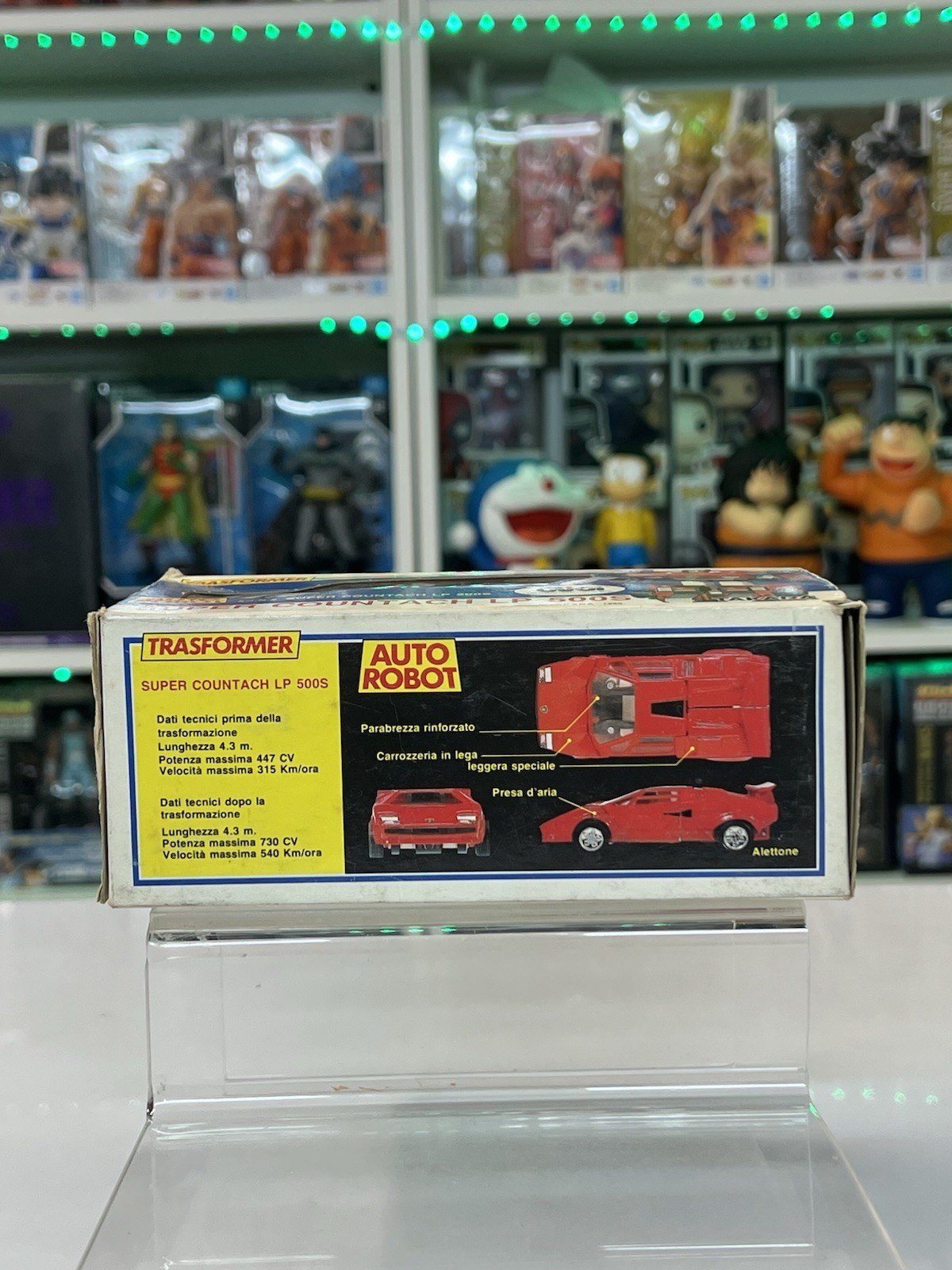 Gig Takara Diaclone Trasformer Auto Robot Lamborghini Super Countach LP 500s - immagine 6